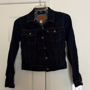 Levi's Women's Dark Blue Jean Jacket